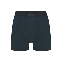 SKIMS COTTON MENS KNIT BOXER | VERDANT