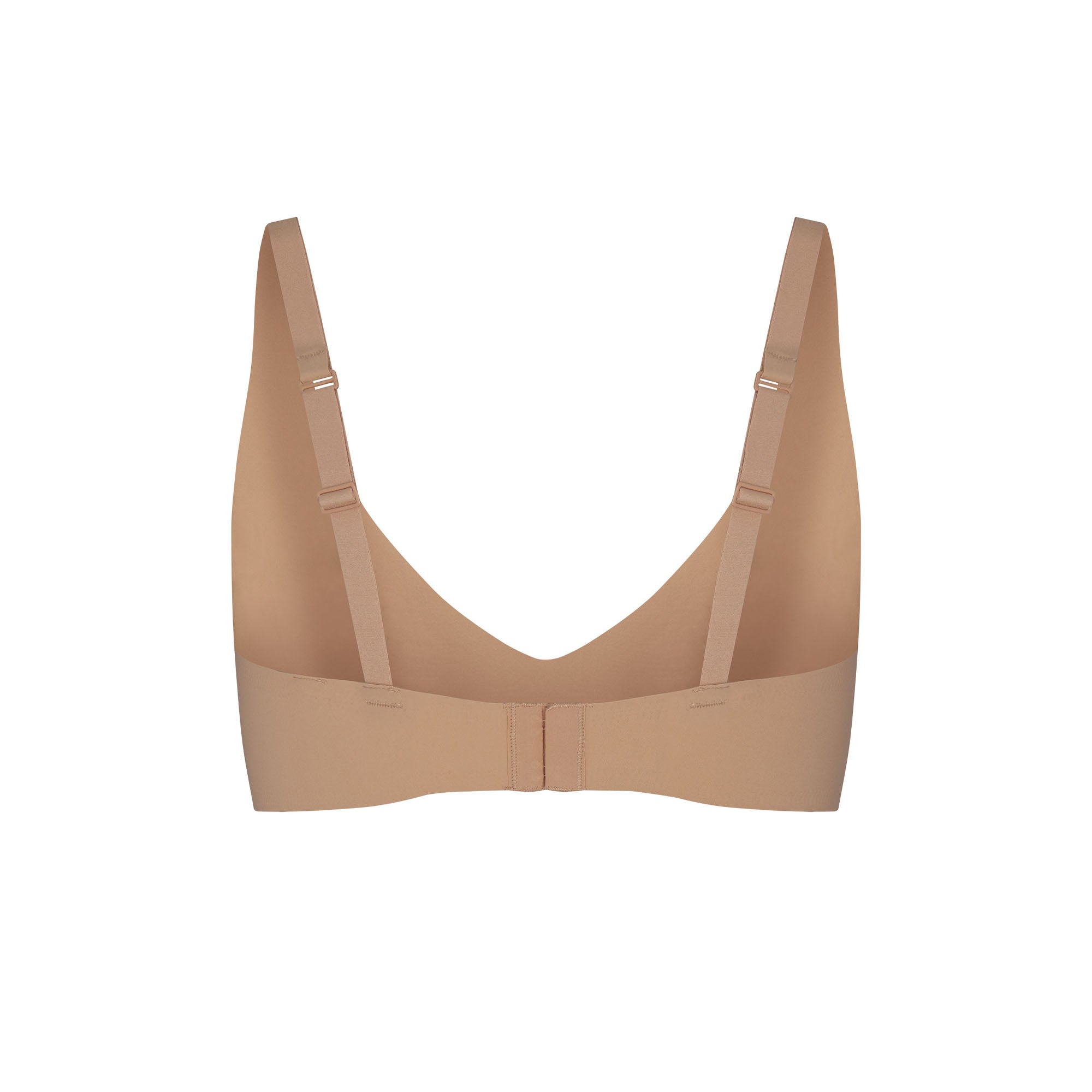 NAKED PLUNGE BRALETTE | CLAY