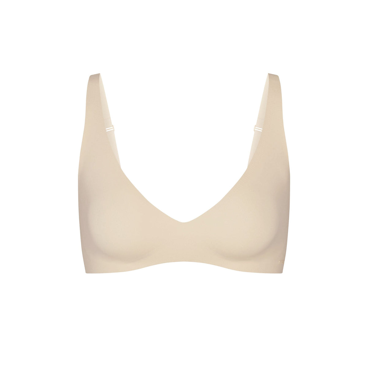 NAKED PLUNGE BRALETTE | SAND