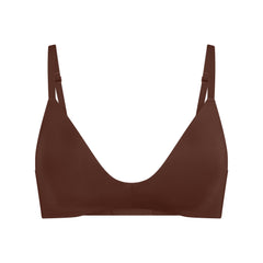 WIRELESS FORM T-SHIRT DEMI BRA | COCOA