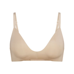 WIRELESS FORM T-SHIRT DEMI BRA | SAND