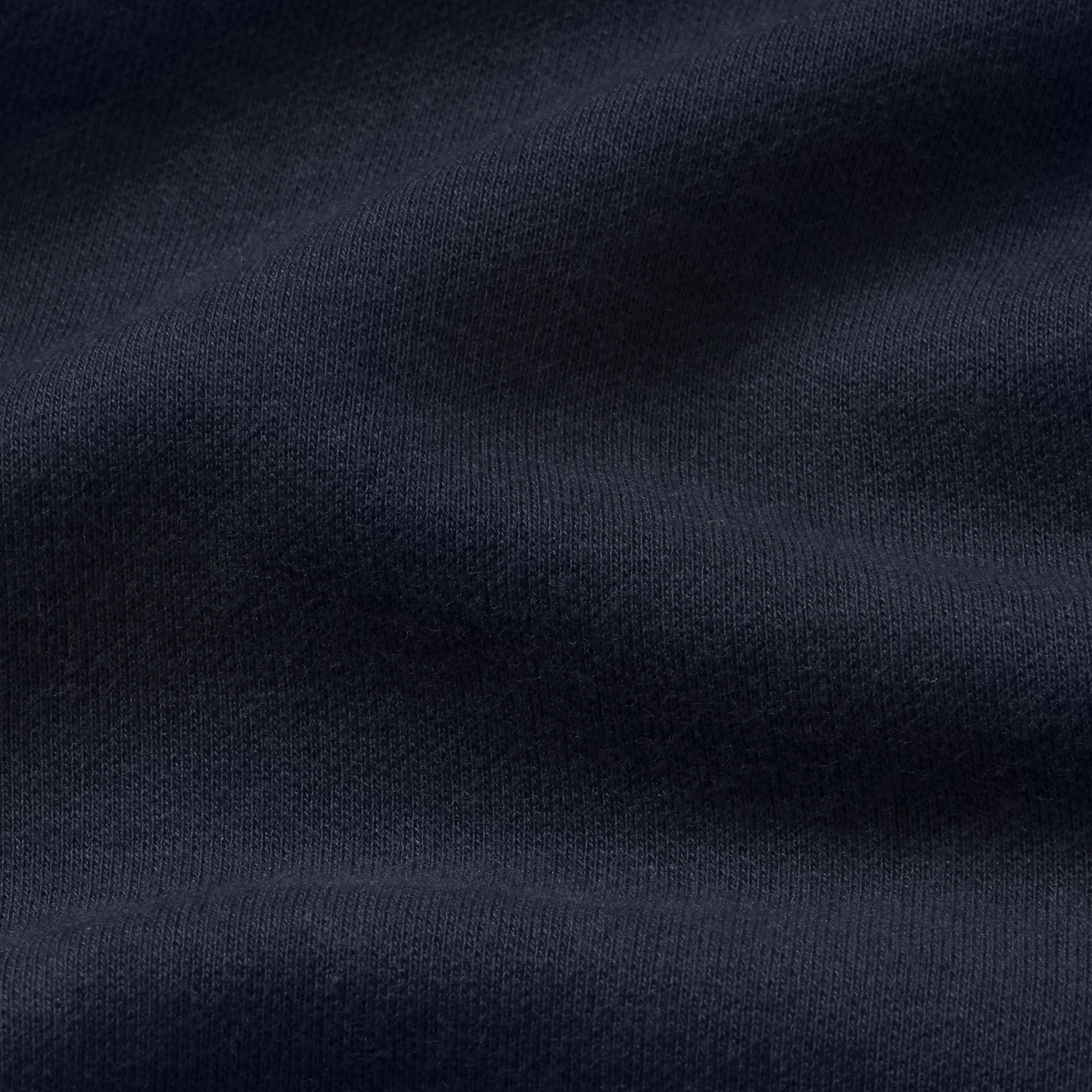 COTTON FLEECE STRAIGHT LEG PANT | NAVY