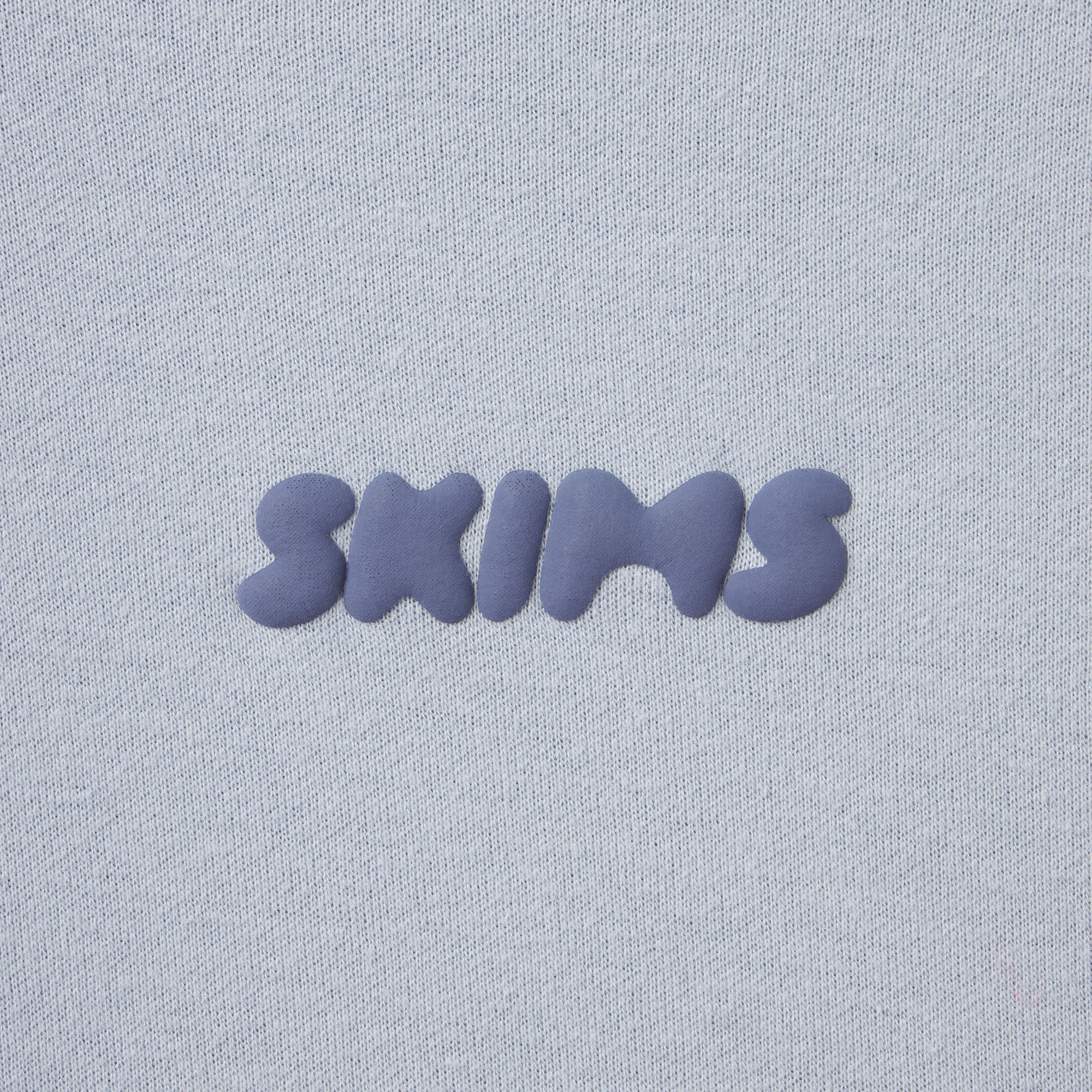 COTTON FLEECE STRAIGHT LEG PANT WITH EMBOSSED LOGO | FOG