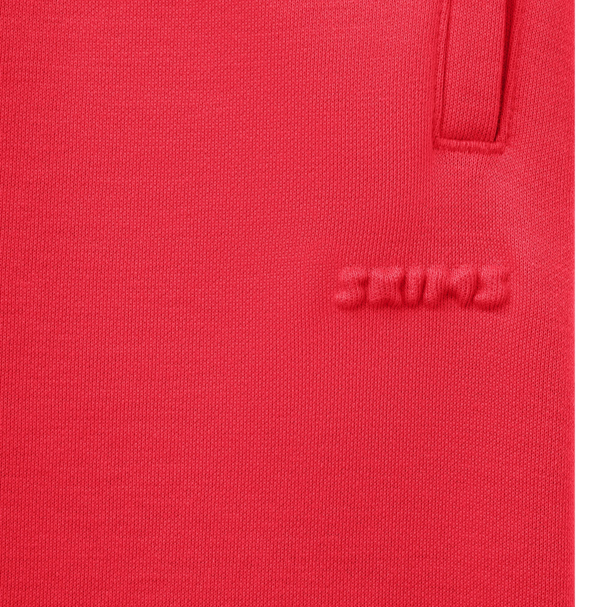 COTTON FLEECE CREWNECK | WASHED RED