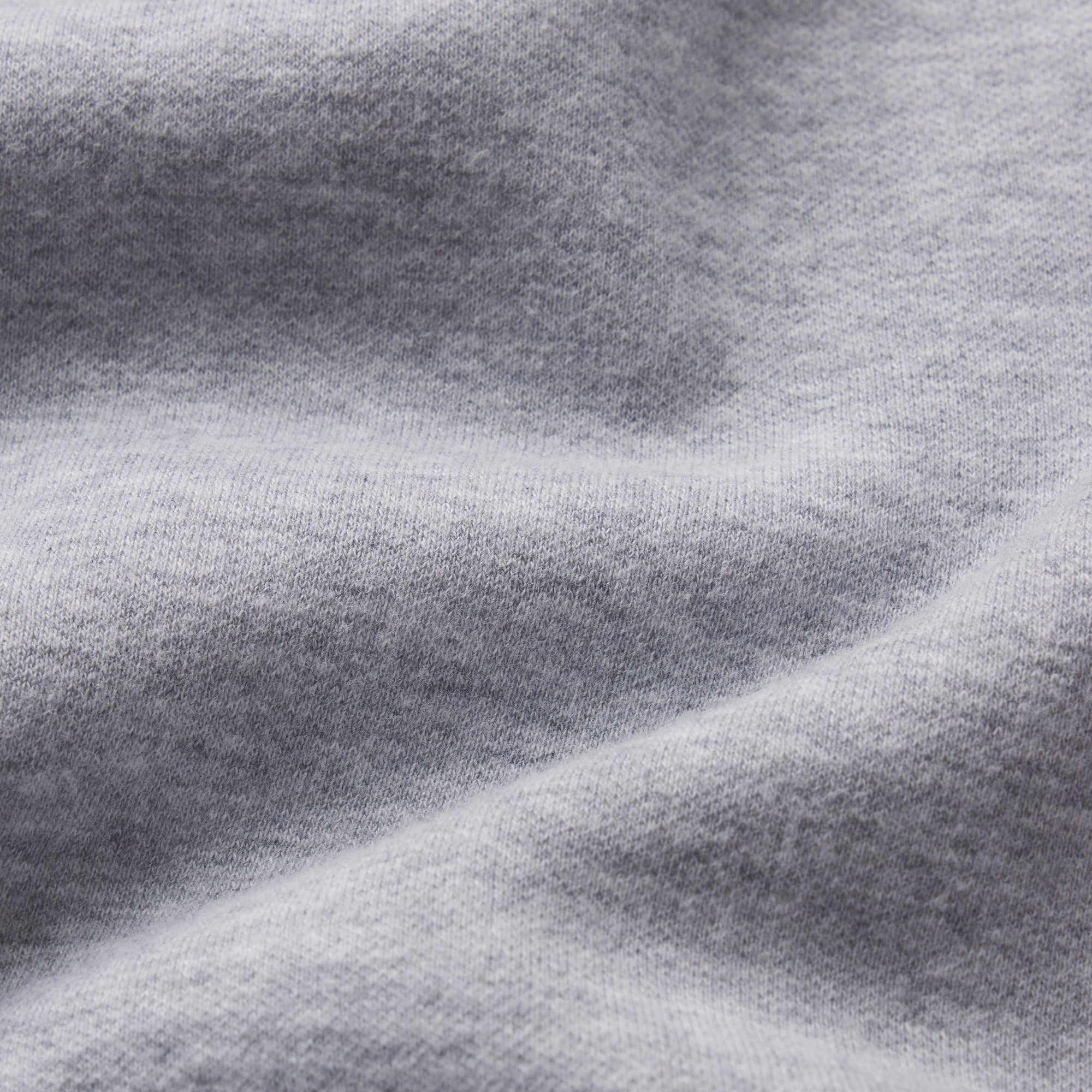 COTTON FLEECE LEG WARMER SWEATPANT WITH EMBOSSED LOGO | HEATHER GREY