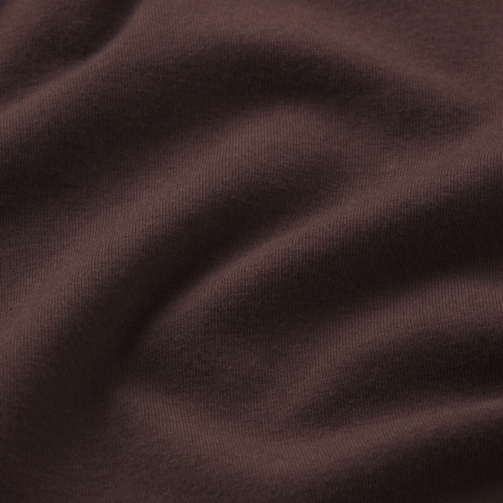 COTTON JERSEY TURTLENECK LONG SLEEVE | ESPRESSO