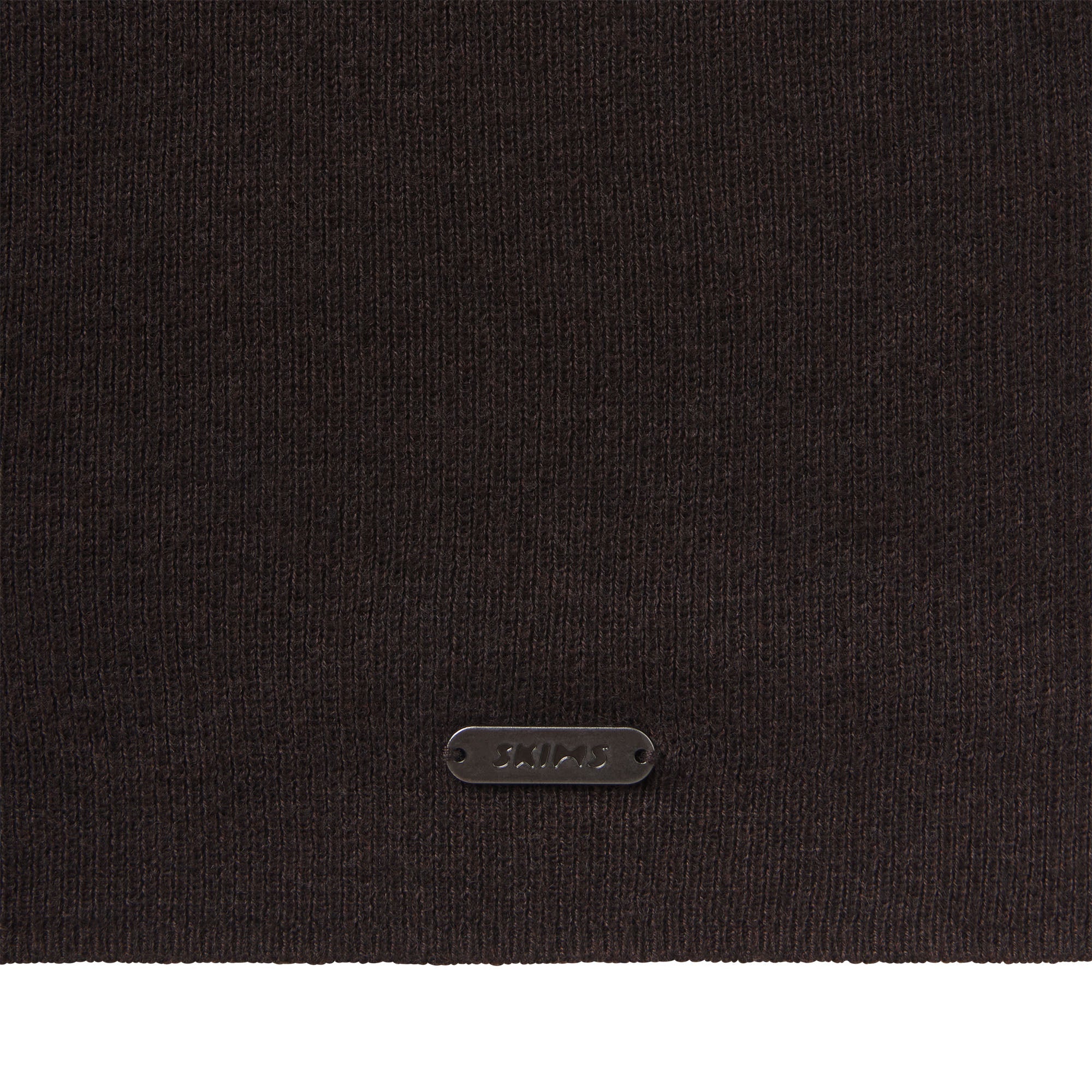 ESSENTIAL KNIT LONG SLEEVE V NECK | ESPRESSO