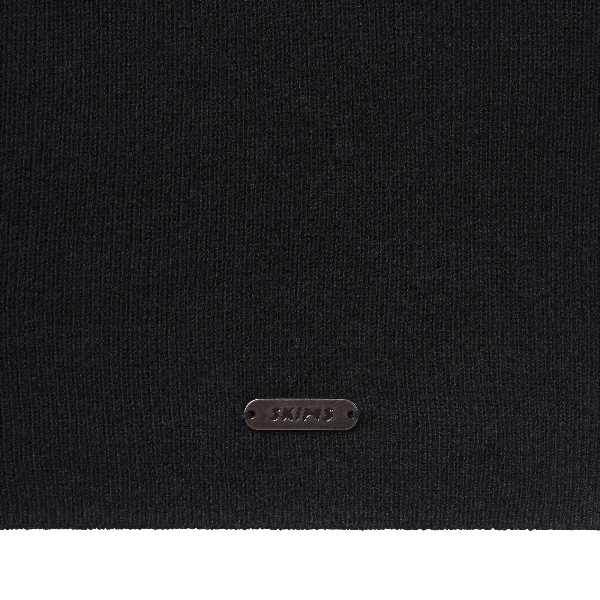 ESSENTIAL KNIT LONG SLEEVE V NECK | ONYX