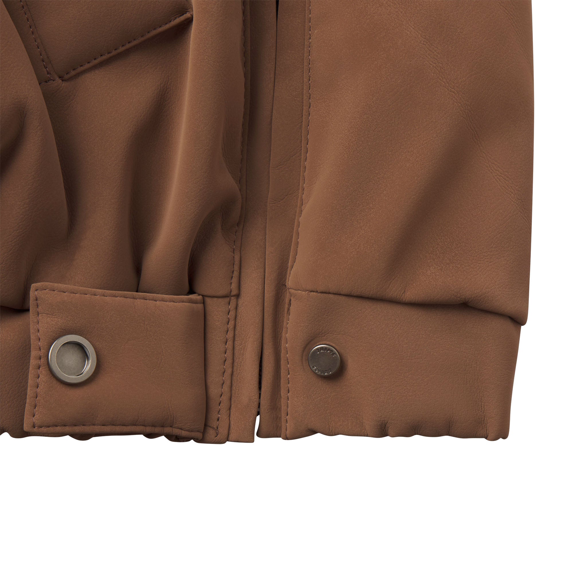 FAUX SUEDE HALF ZIP JACKET | JASPER