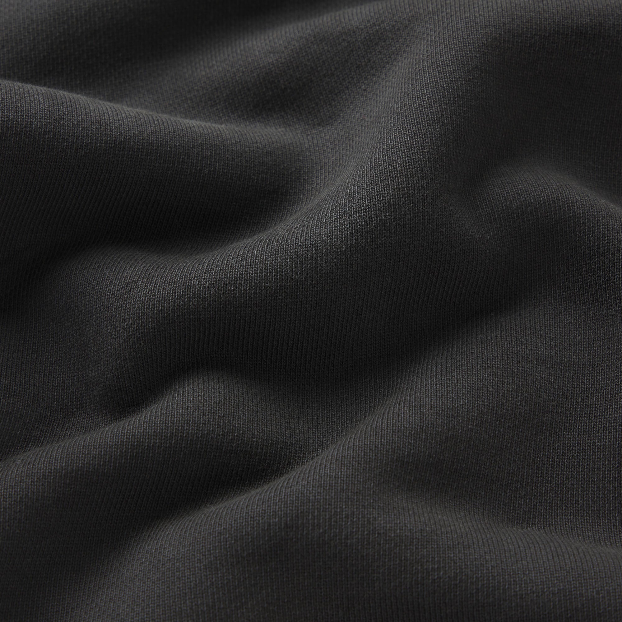 HEAVYWEIGHT FLEECE MENS ZIP UP HOODIE | WASHED ONYX