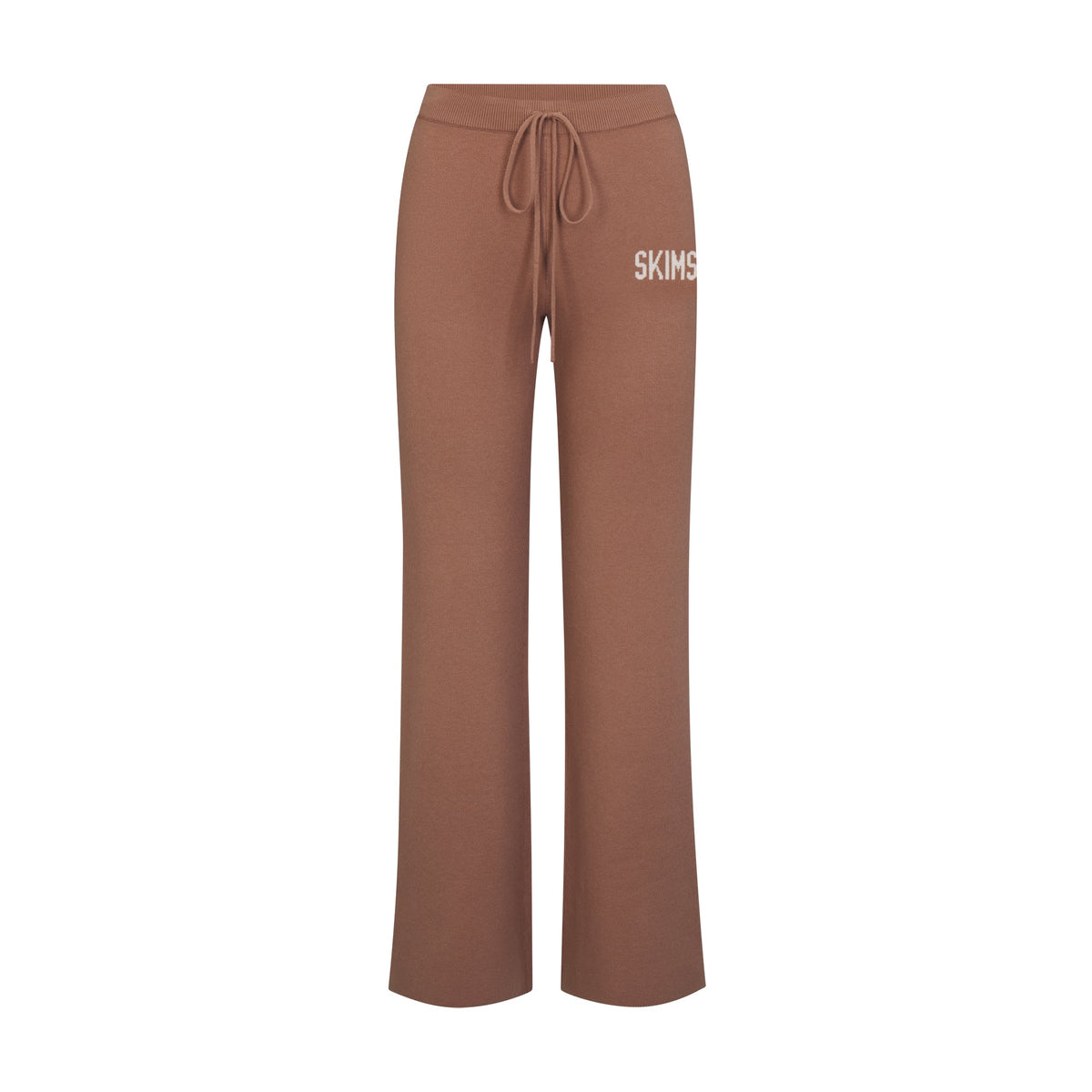 SWEATER KNIT LOGO PANT | SIENNA EGRET