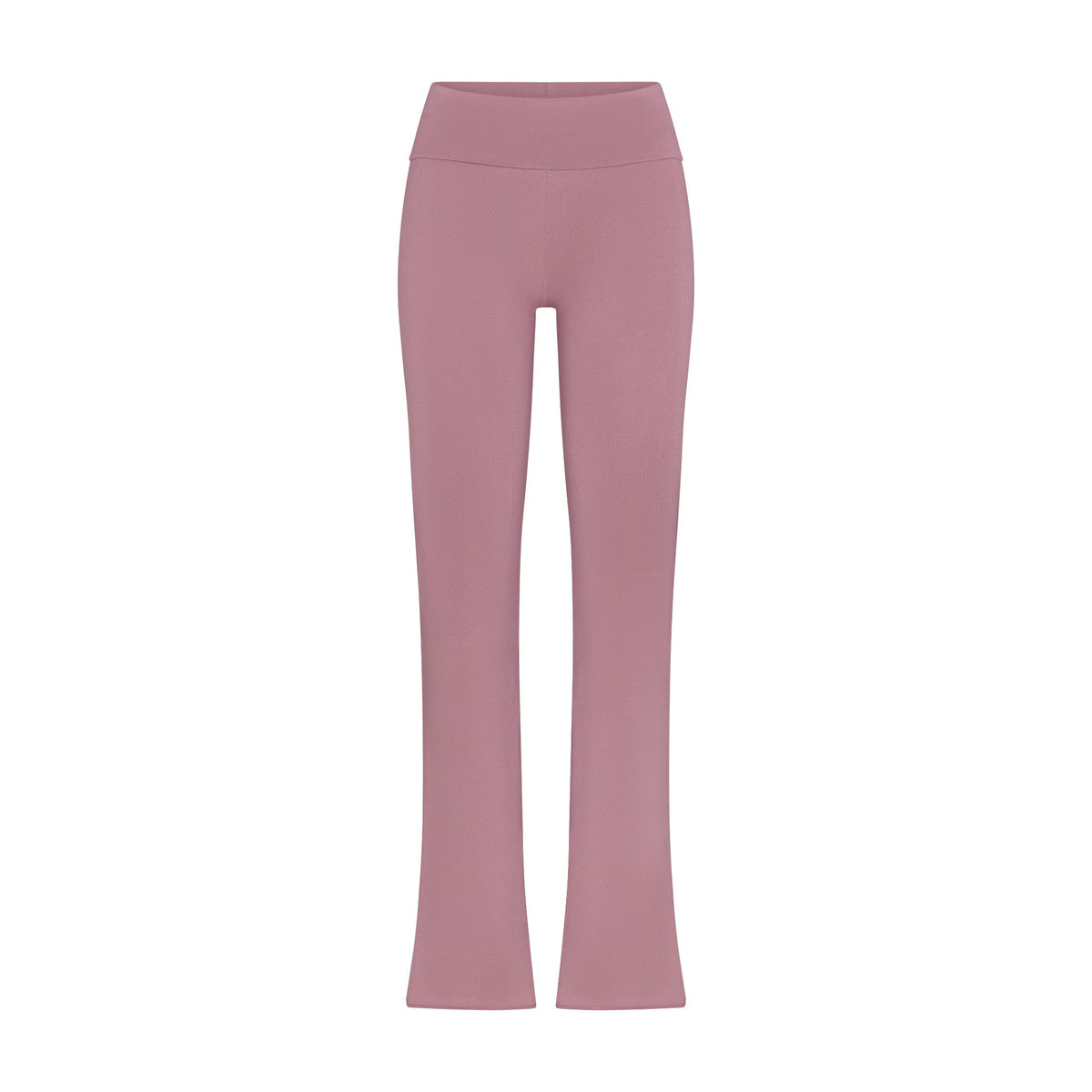 COTTON JERSEY FOLDOVER PANT | MUTED MAUVE