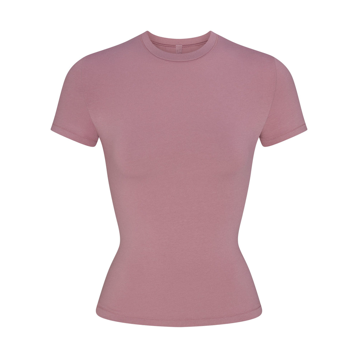COTTON JERSEY T-SHIRT | MUTED MAUVE