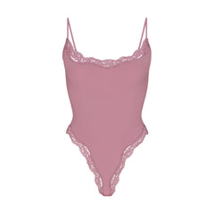 FITS EVERYBODY LACE CAMI BODYSUIT | MUTED MAUVE