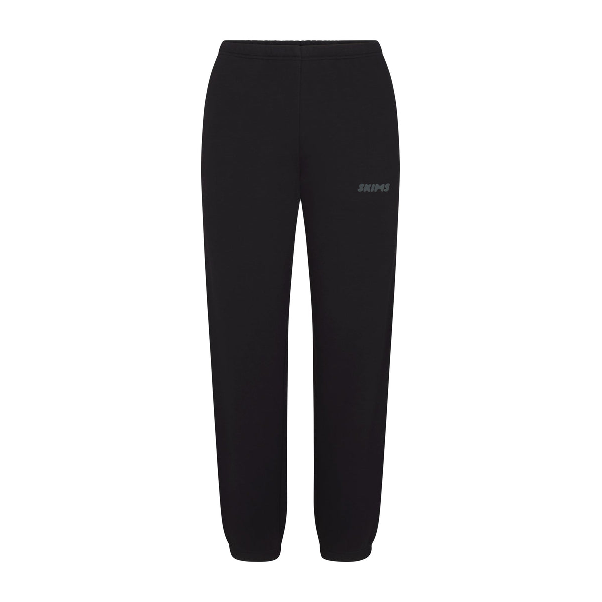 COTTON FLEECE JOGGER WITH EMBOSSED LOGO | ONYX