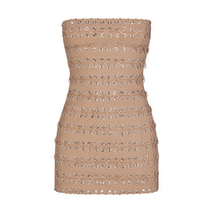 LUDOVIC DE SAINT SERNIN X SKIMS WAXED COTTON MINI DRESS | SIENNA