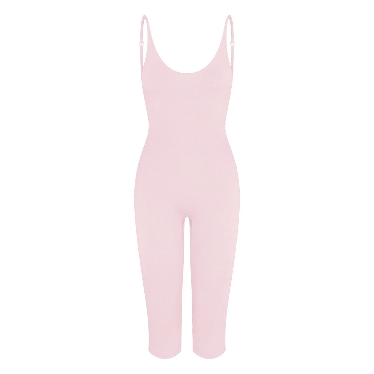 SMOOTH LAYERS CAPRI CATSUIT | PEONY