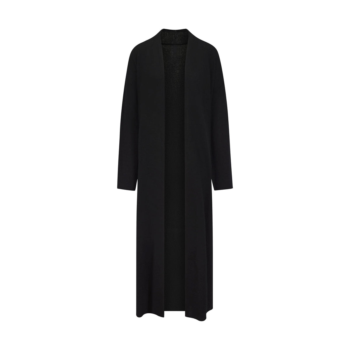 AIRY CASHMERE LONG ROBE | ONYX