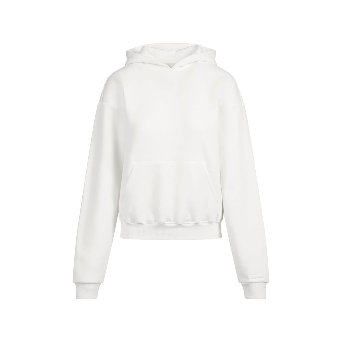 COTTON FLEECE HOODIE | MARBLE