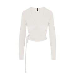 CLOUD SLEEP WRAP TOP | ECRU