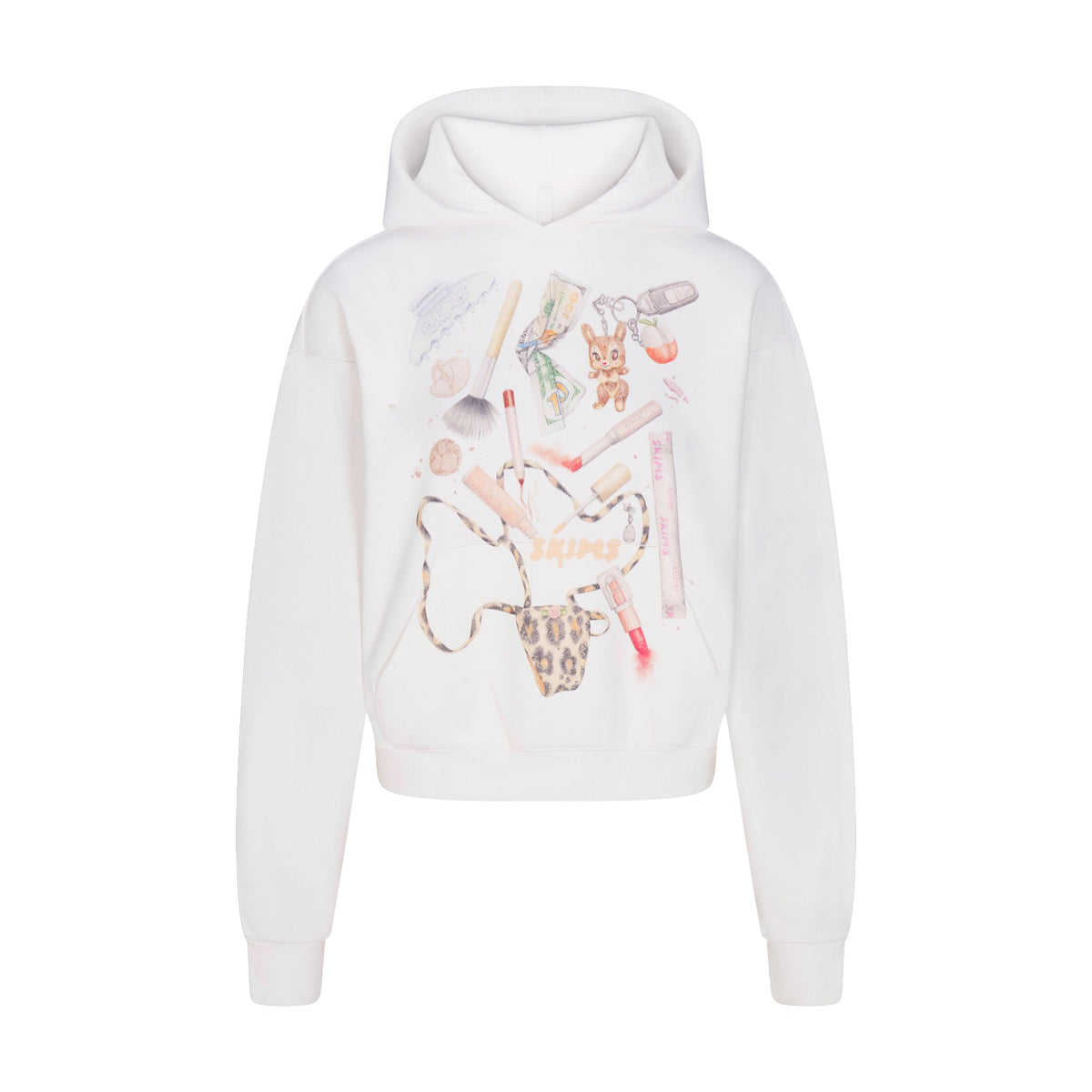 COTTON FLEECE HOODIE | SNOW IN MY BAG