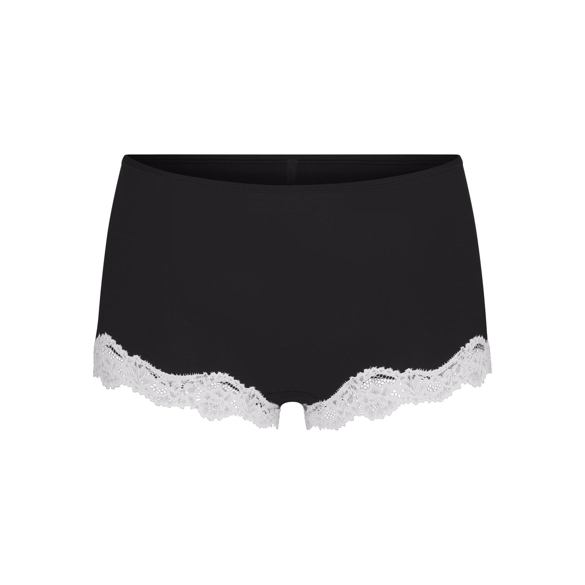 FITS EVERYBODY LACE BOY SHORT | OBSIDIAN CONTRAST