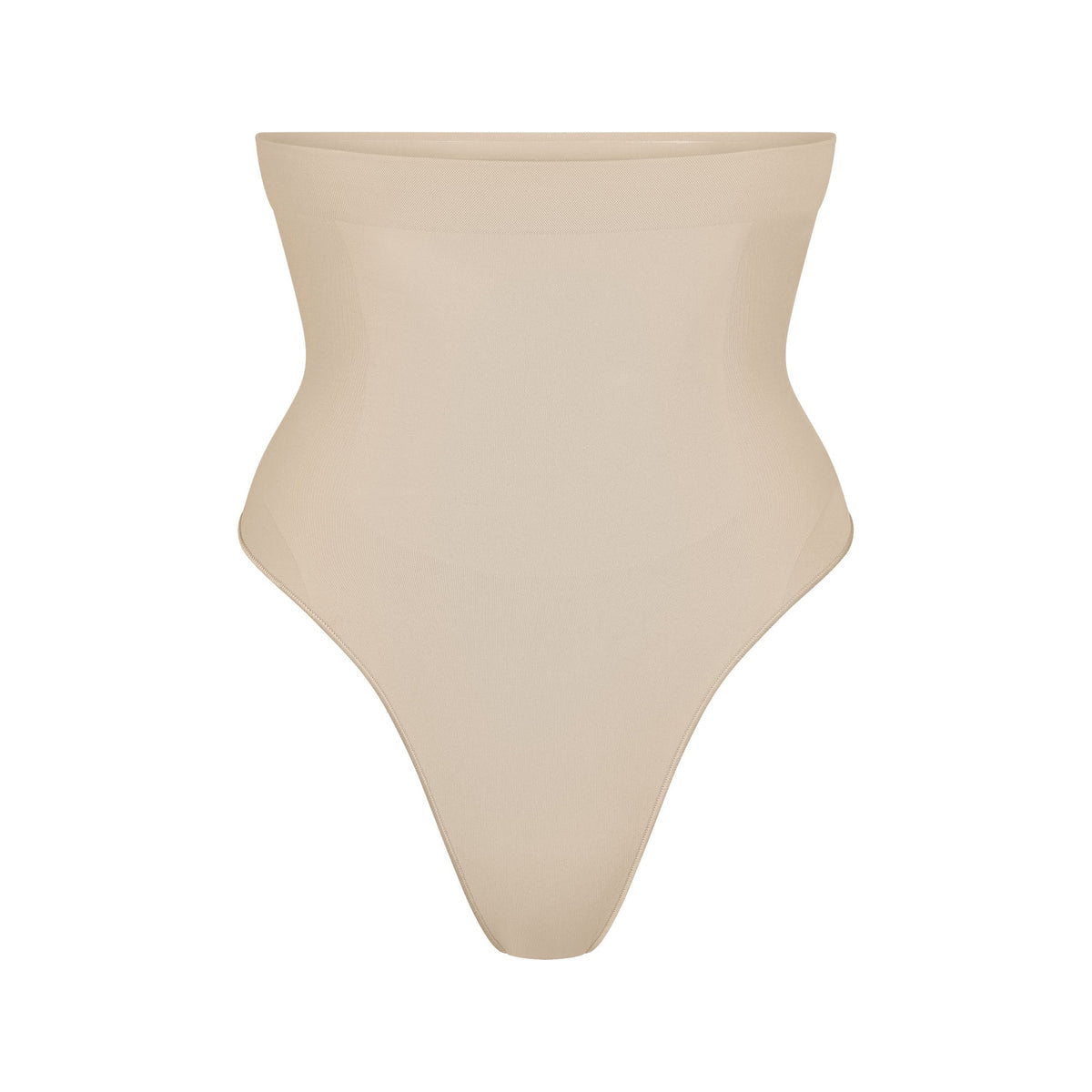SEAMLESS SCULPT HIGH-WAISTED THONG | SAND