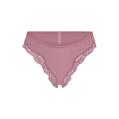 FITS EVERYBODY LACE TANGA | MUTED MAUVE