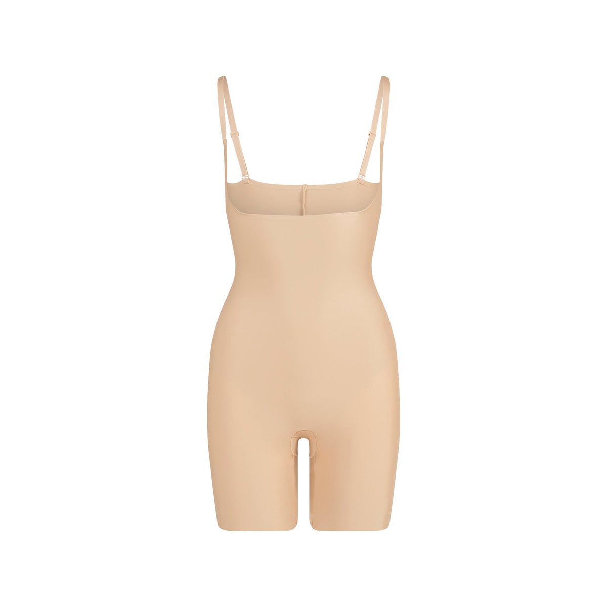 SKIMS BODY CORE SCULPT OPEN BUST MID THIGH BODYSUIT | CLAY