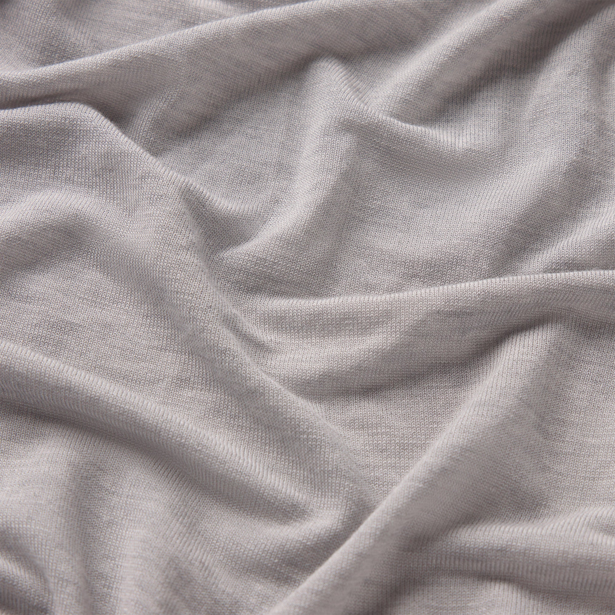 SHEER MODAL LONG T-SHIRT | HEATHER GREY