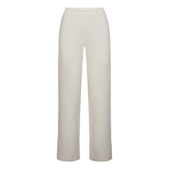 TEXTURED KNIT SHERPA PANT | IVORY