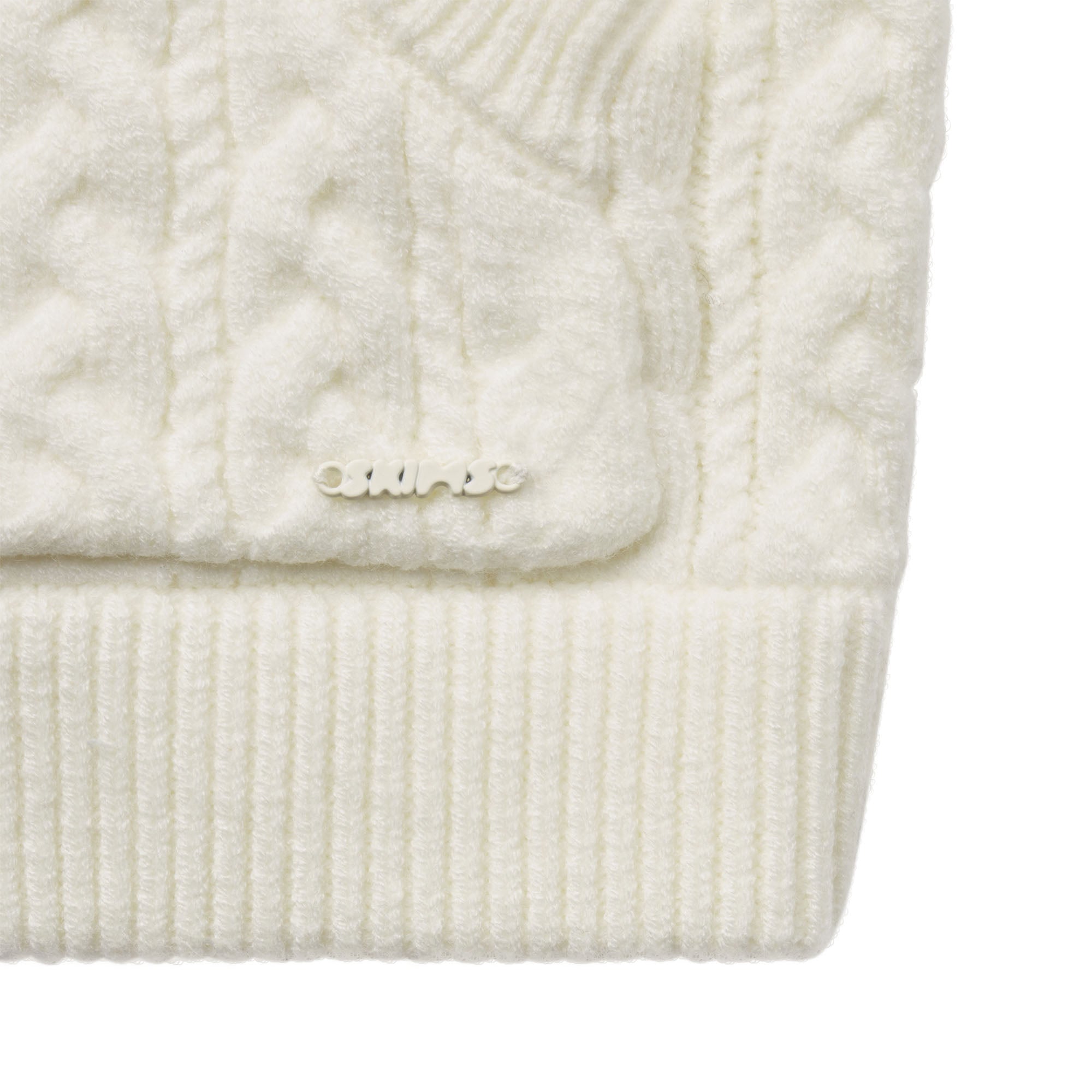 SWEATER KNIT CABLE STRAIGHT LEG PANT | IVORY