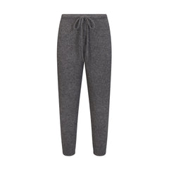 TWEED KNIT TEXTURED PANT | DARK HEATHER GREY