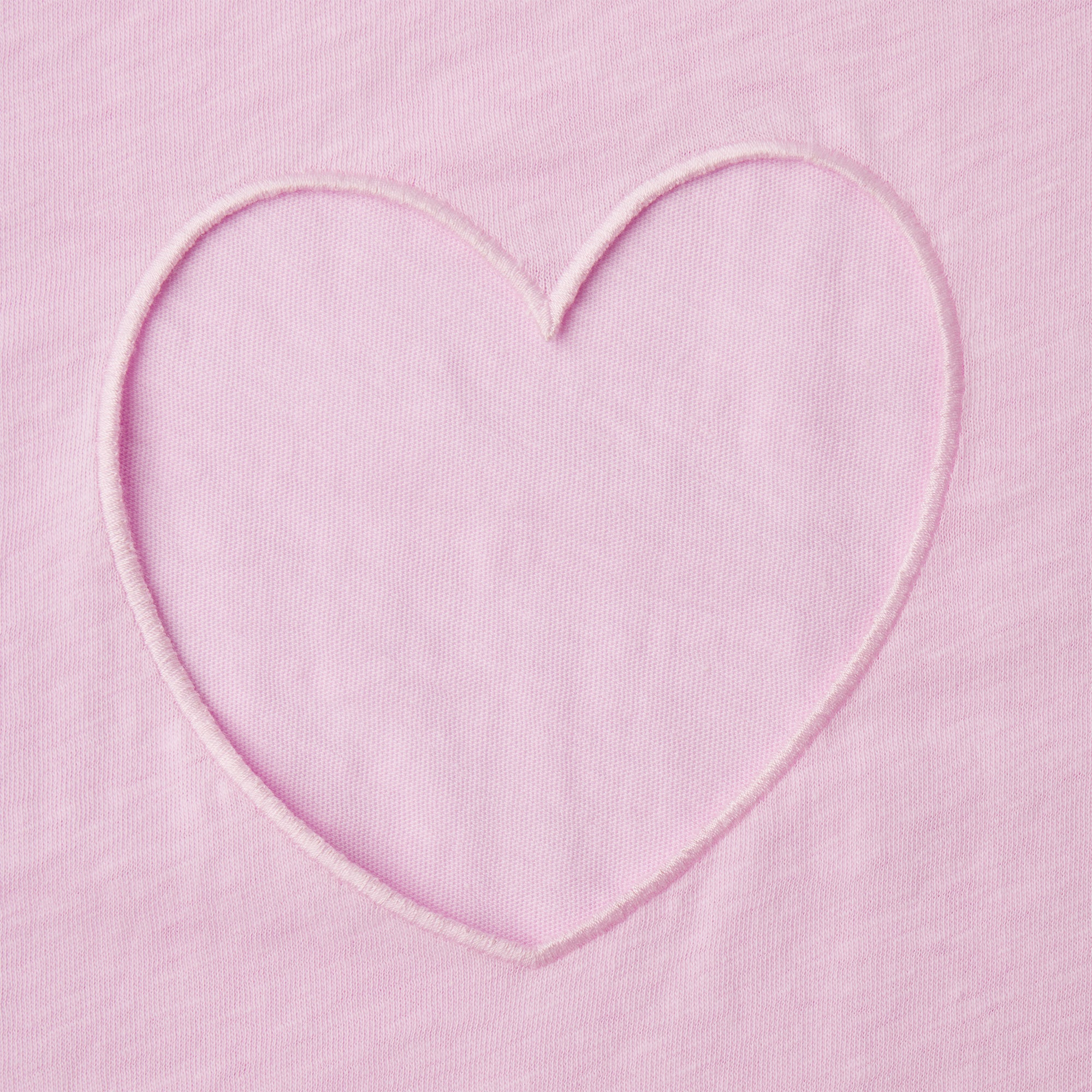 WORN IN JERSEY OVERSIZED HEART T-SHIRT | BABY PINK