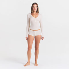 CLOUD SLEEP HENLEY | ECRU