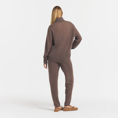 AIRY CASHMERE TURTLENECK | AMETHYST