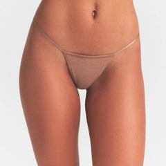 EVERYDAY COTTON STRING THONG | SIENNA HEATHER