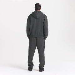 HEAVYWEIGHT FLEECE MENS ZIP UP HOODIE | ONYX